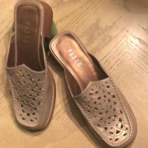 Fancy slip on mules